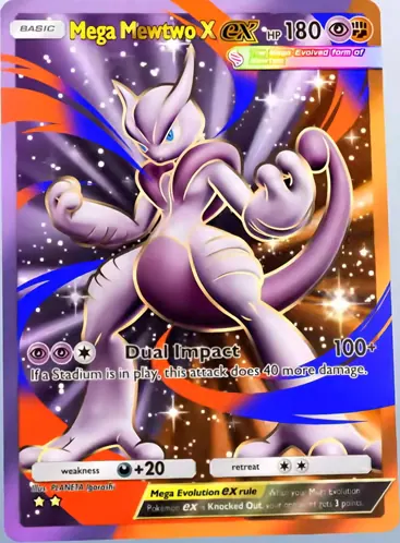 Mega Mewtwo X ex (arte SR)